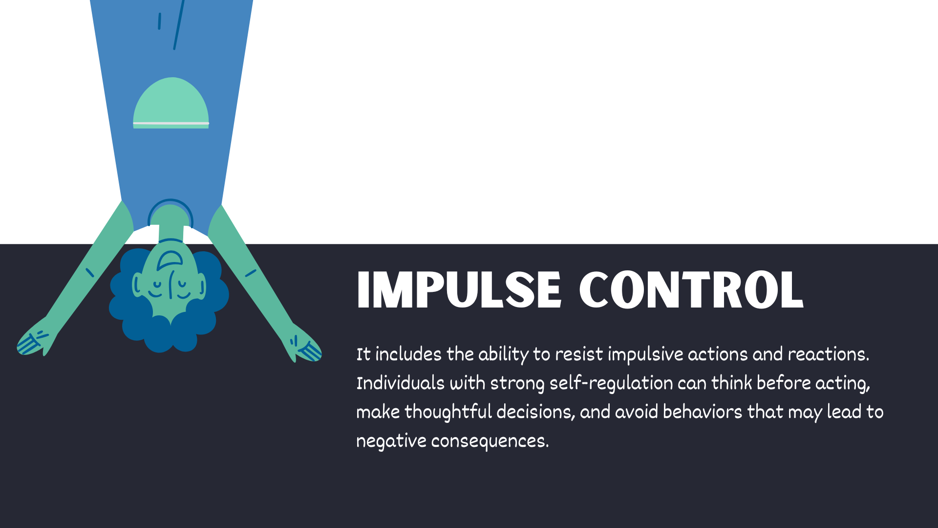 signs of emotional intelligence, impulse control